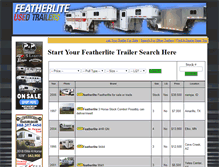 Tablet Screenshot of featherliteusedhorsetrailerdealer.com